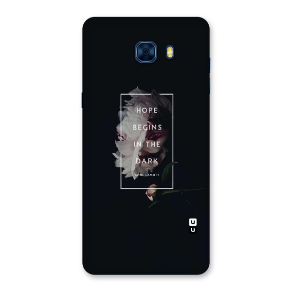 Dark Hope Back Case for Galaxy C7 Pro