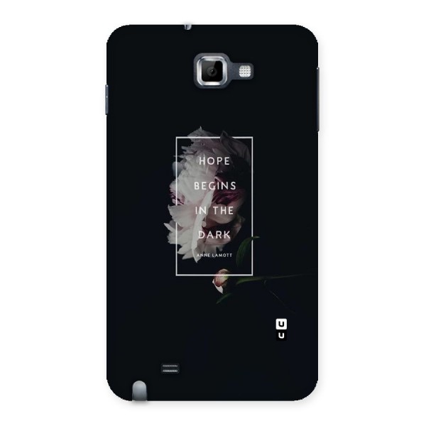 Dark Hope Back Case for Galaxy Note