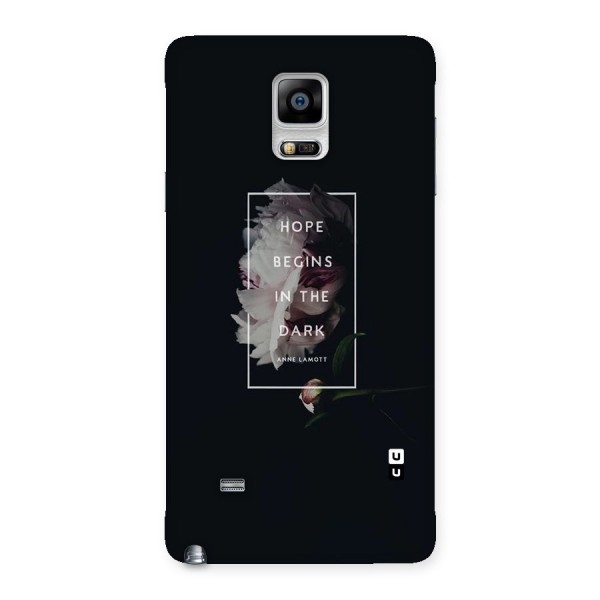 Dark Hope Back Case for Galaxy Note 4