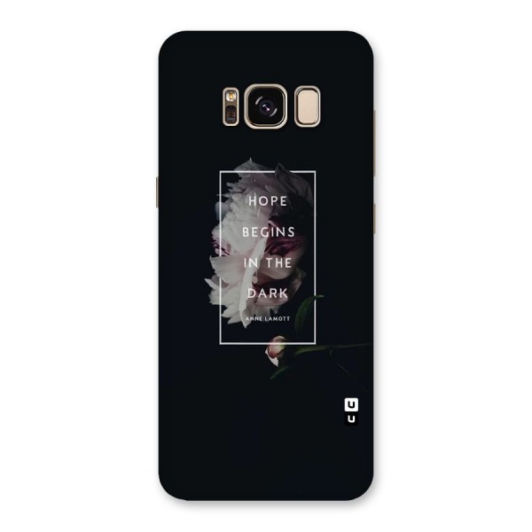 Dark Hope Back Case for Galaxy S8