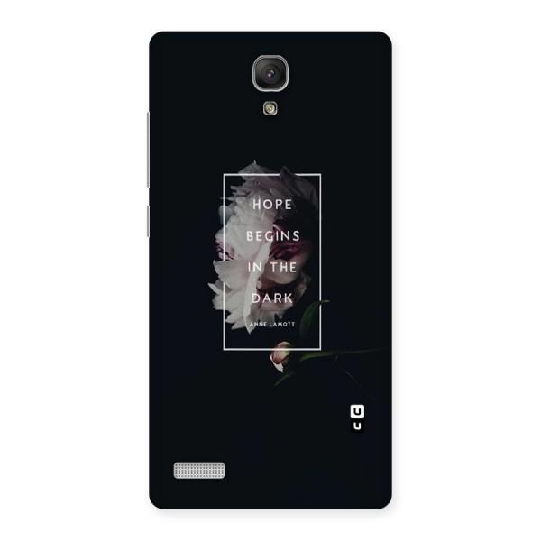 Dark Hope Back Case for Redmi Note