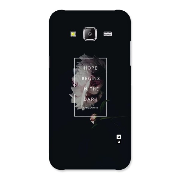 Dark Hope Back Case for Samsung Galaxy J5