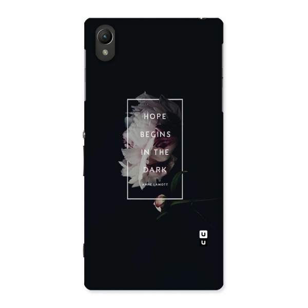 Dark Hope Back Case for Sony Xperia Z1