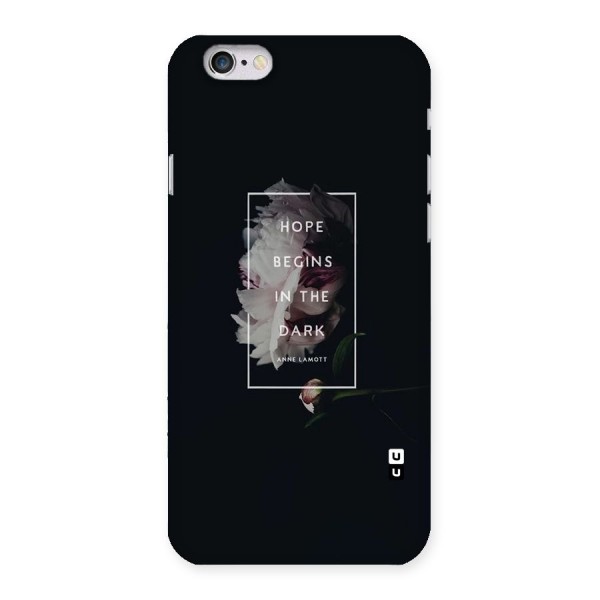 Dark Hope Back Case for iPhone 6 6S