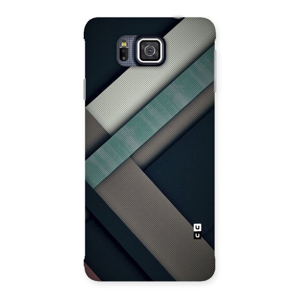 Dark Stripes Back Case for Galaxy Alpha