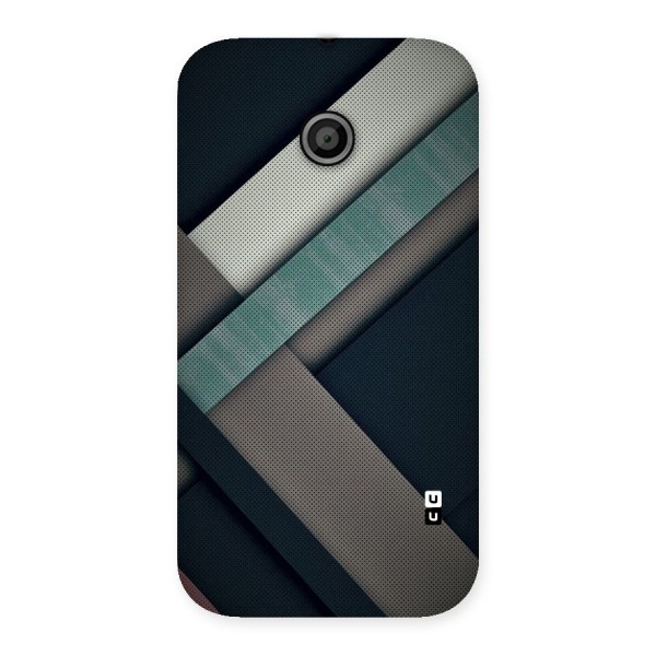 Dark Stripes Back Case for Moto E