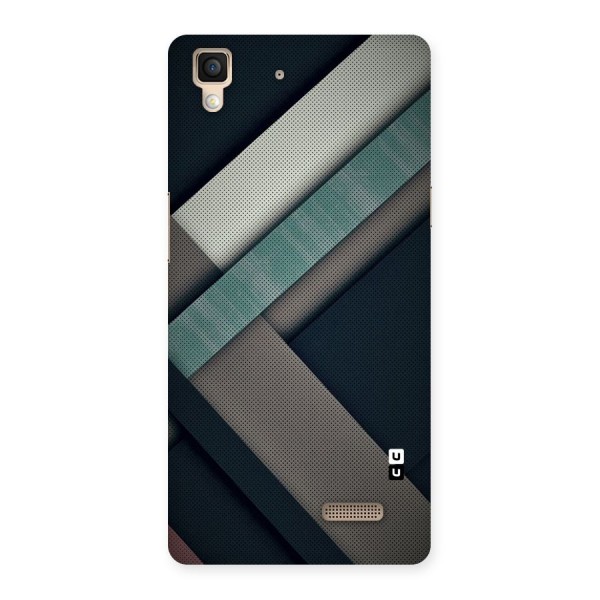 Dark Stripes Back Case for Oppo R7