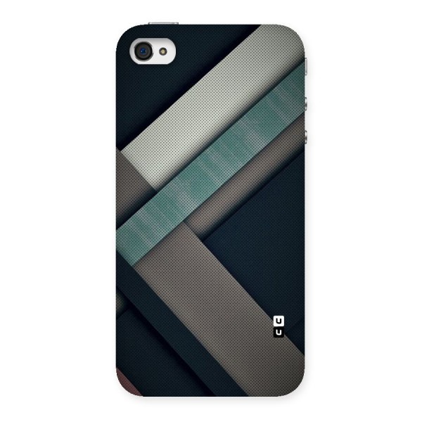 Dark Stripes Back Case for iPhone 4 4s