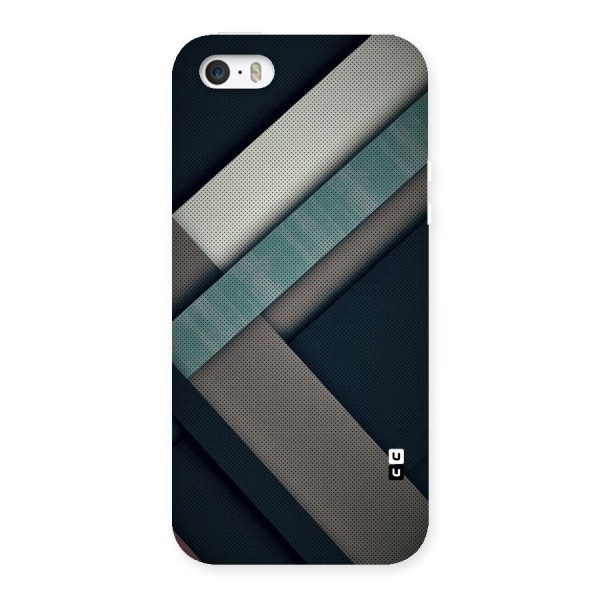 Dark Stripes Back Case for iPhone SE