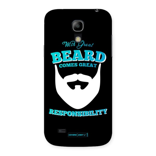 Dense Beard Back Case for Galaxy S4 Mini