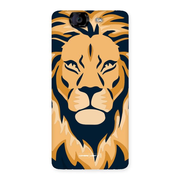 Designer Lion Back Case for Canvas Knight A350