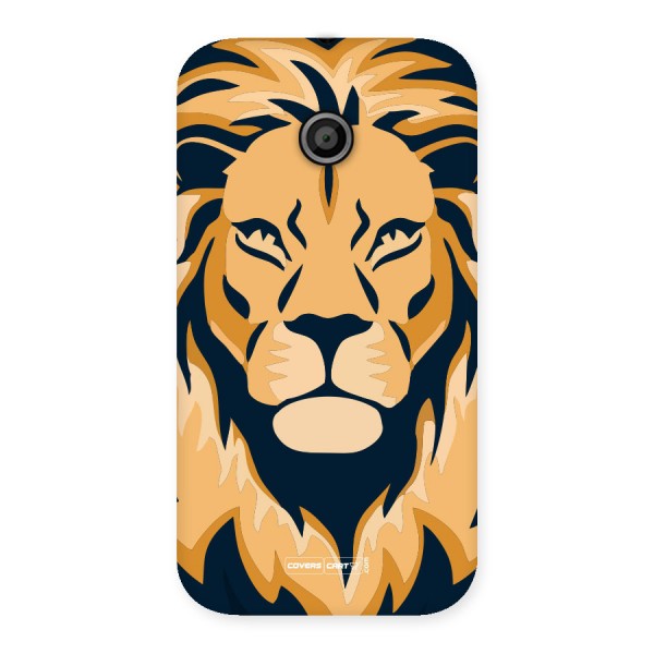 Designer Lion Back Case for Moto E