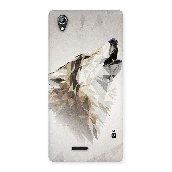 Diamond Wolf Back Case for Lava Iris 800