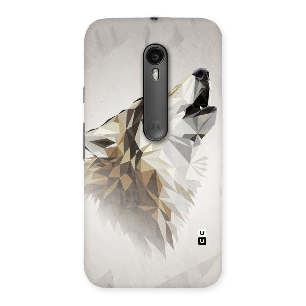 Diamond Wolf Back Case for Moto G3