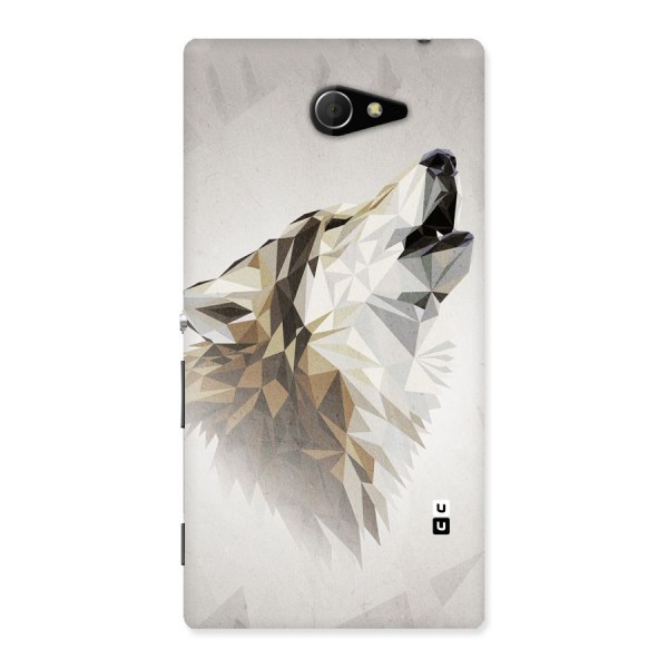 Diamond Wolf Back Case for Sony Xperia M2