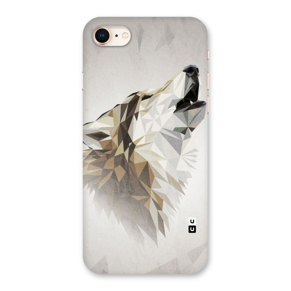 Diamond Wolf Back Case for iPhone 8