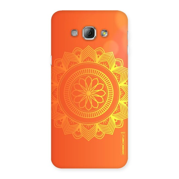 Diwali Rangoli Back Case for Galaxy A8