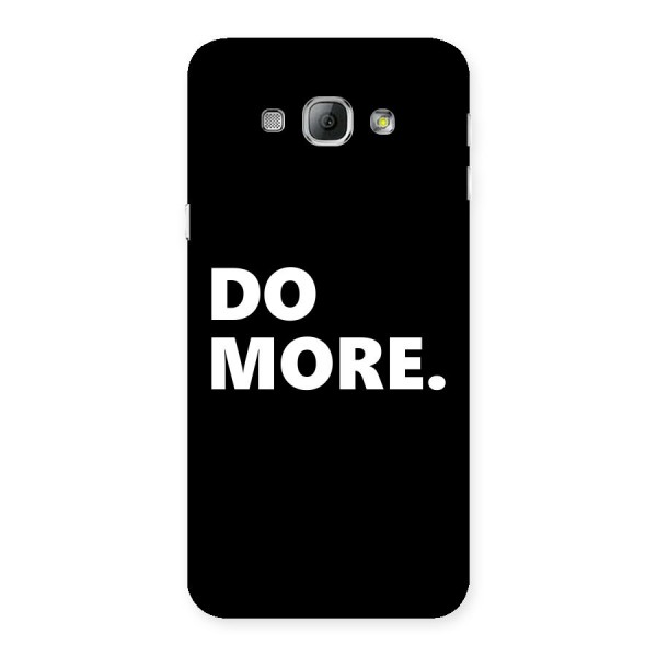 Do More Back Case for Galaxy A8