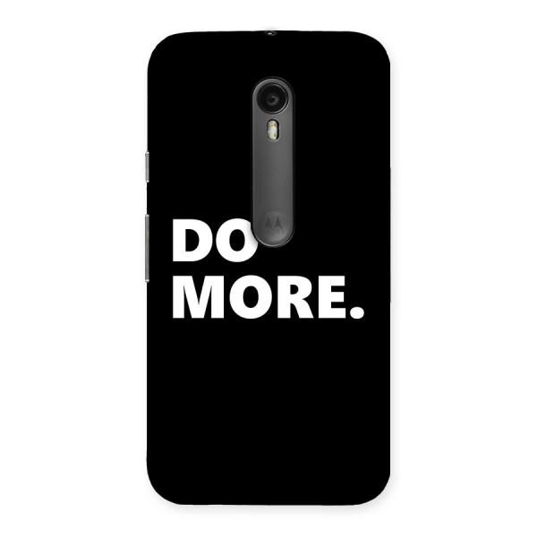 Do More Back Case for Moto G3