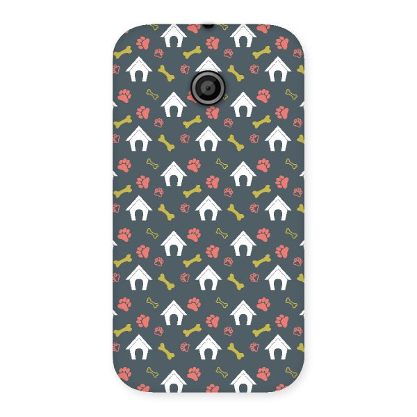 Dog Pattern Back Case for Moto E