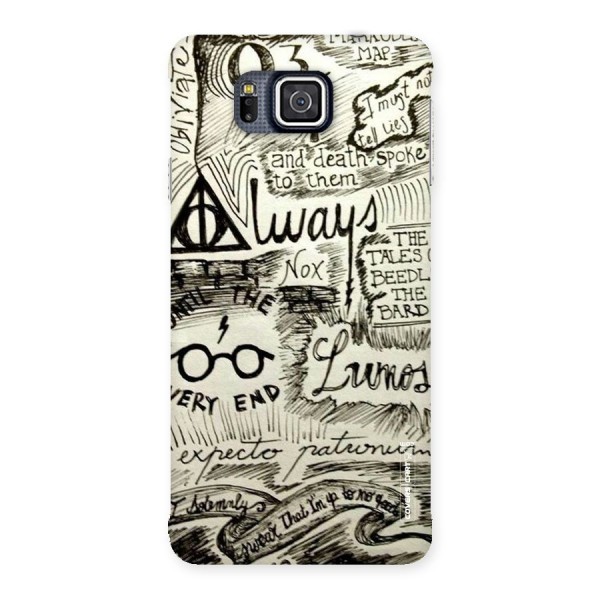 Doodle Art Back Case for Galaxy Alpha