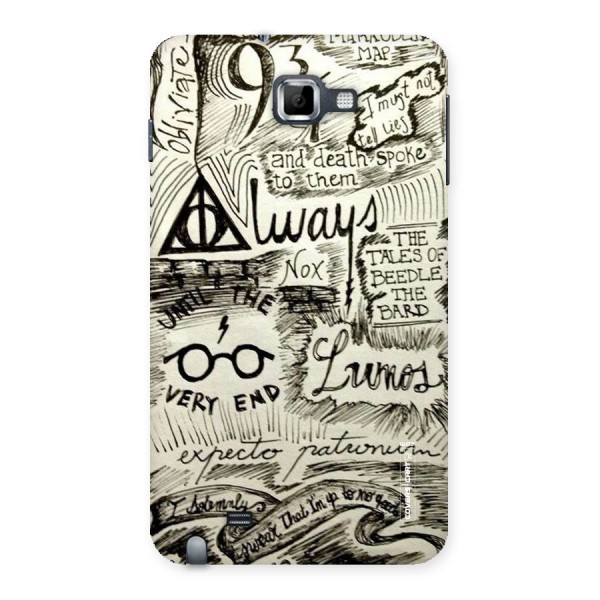 Doodle Art Back Case for Galaxy Note