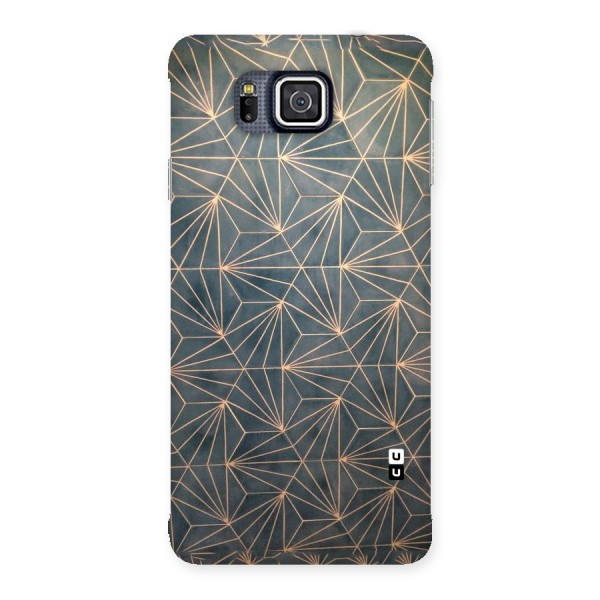 Dotted Lines Pattern Back Case for Galaxy Alpha