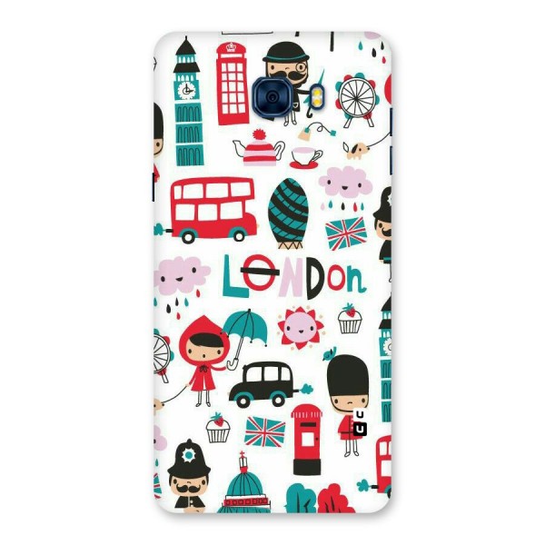 Double Decker Back Case for Galaxy C7 Pro