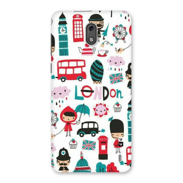 Double Decker Back Case for Nokia 2