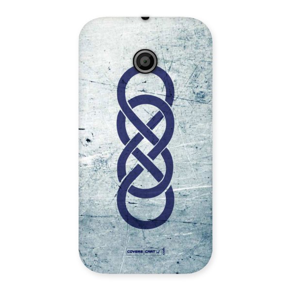 Double Infinity Rough Back Case for Moto E