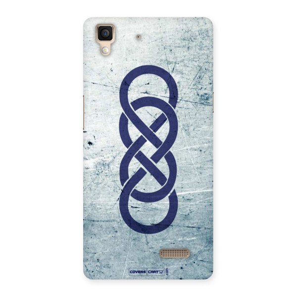 Double Infinity Rough Back Case for Oppo R7