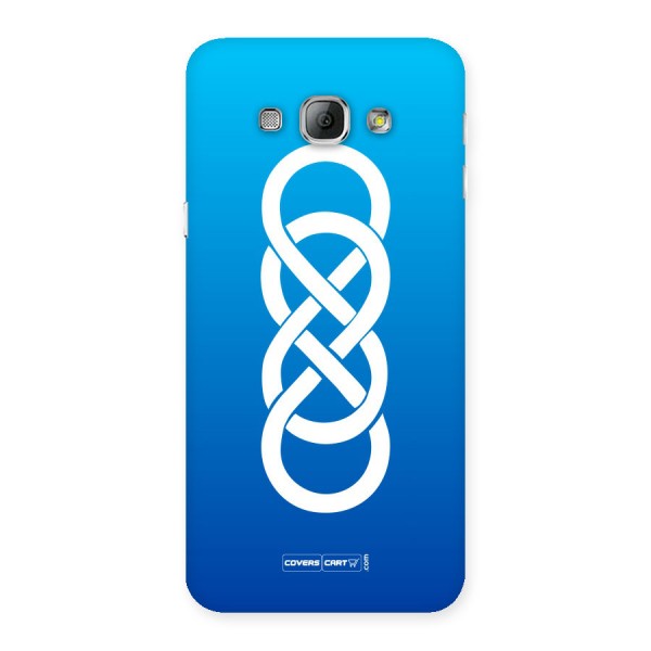 Double Infinity Blue Back Case for Galaxy A8