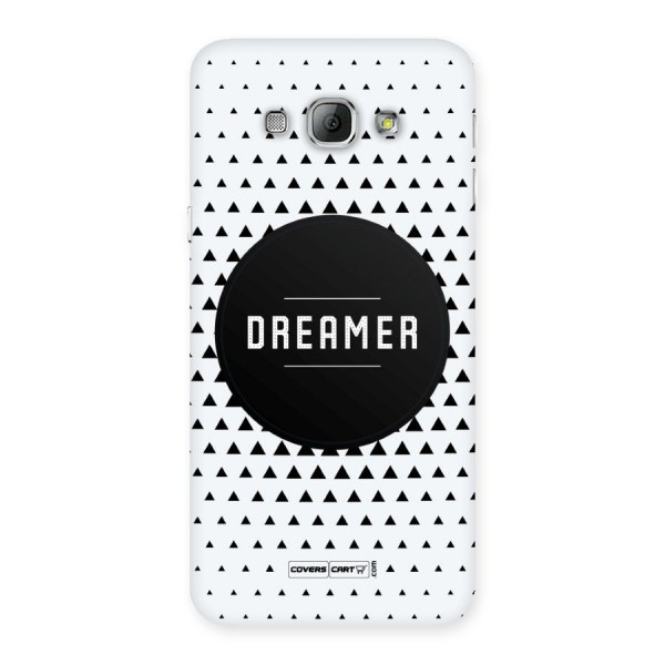 Dreamer Minimalist Back Case for Galaxy A8