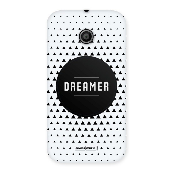 Dreamer Minimalist Back Case for Moto E