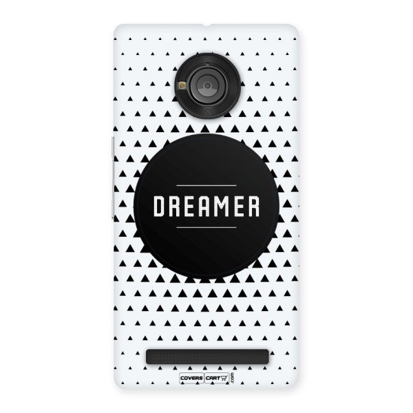 Dreamer Minimalist Back Case for Yu Yuphoria