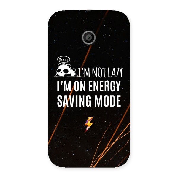 Energy Saving Mode Back Case for Moto E