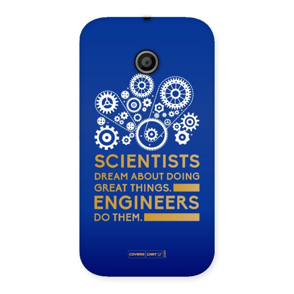 Engineer Back Case for Moto E