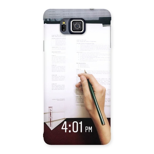 Exam Time Blues Back Case for Galaxy Alpha