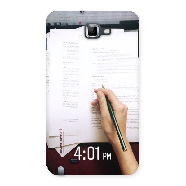 Exam Time Blues Back Case for Galaxy Note