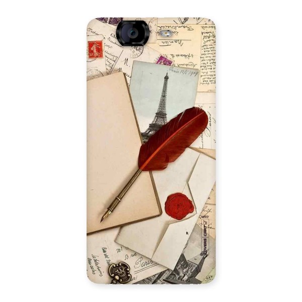 Feather Beauty Back Case for Canvas Knight A350