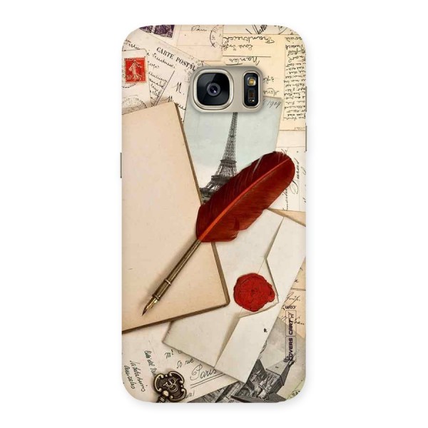 Feather Beauty Back Case for Galaxy S7