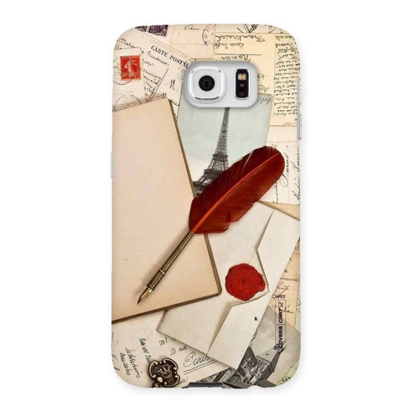 Feather Beauty Back Case for Samsung Galaxy S6