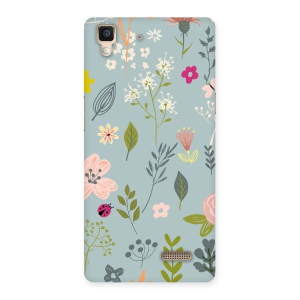 Flawless Flowers Back Case for Oppo R7