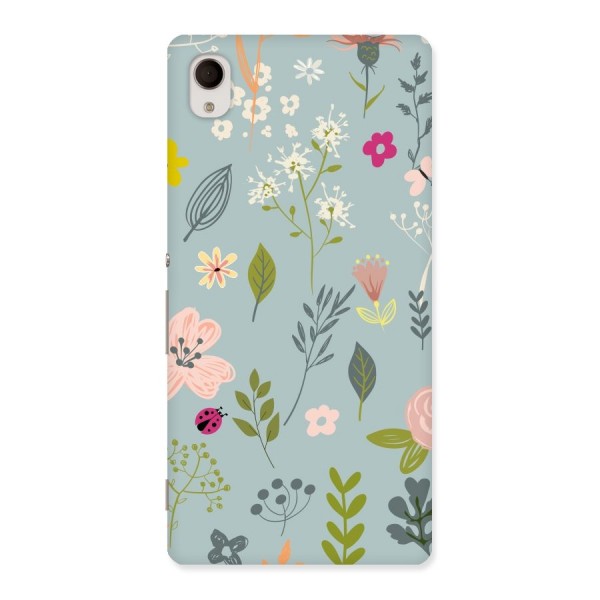 Flawless Flowers Back Case for Xperia M4 Aqua