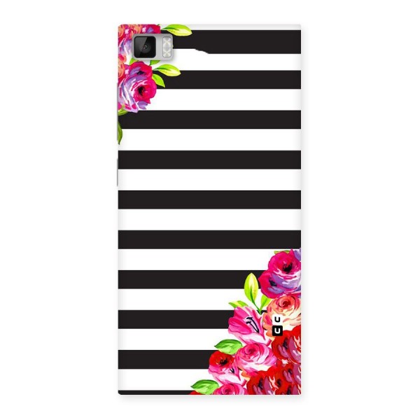 Floral Stripes Back Case for Xiaomi Mi3