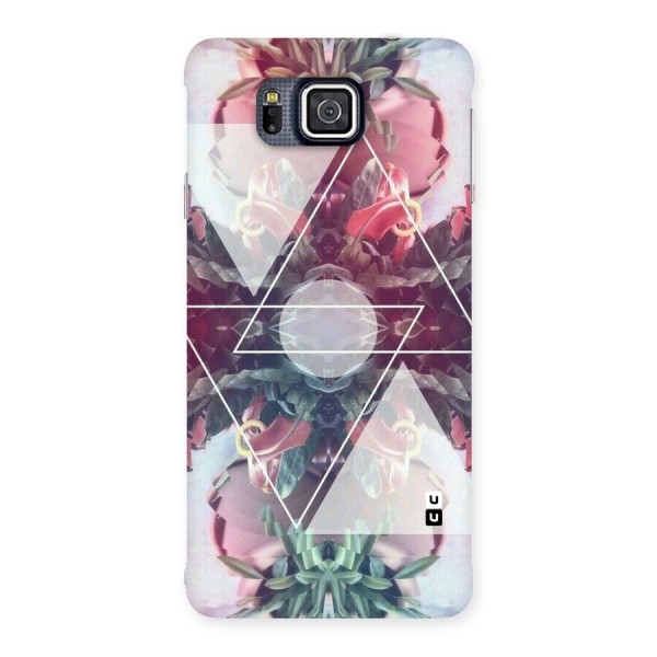 Floral Triangle Back Case for Galaxy Alpha