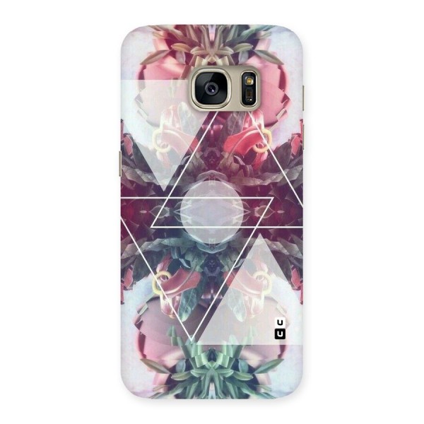 Floral Triangle Back Case for Galaxy S7