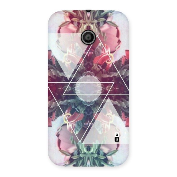 Floral Triangle Back Case for Moto E