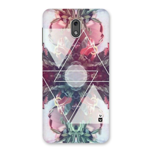 Floral Triangle Back Case for Nokia 2