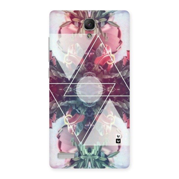 Floral Triangle Back Case for Redmi Note